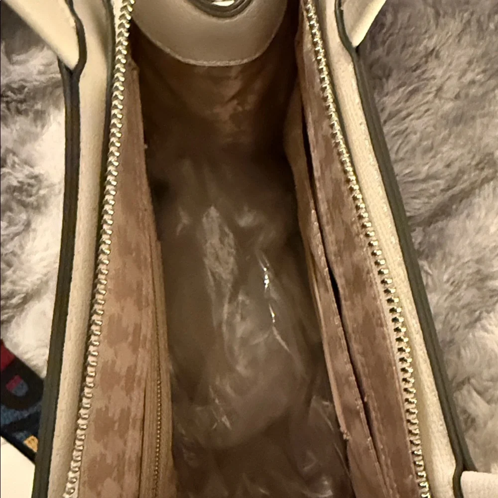 Karl Lagerfeld White Tote with Multicolor Lettering - Picture 6 of 7